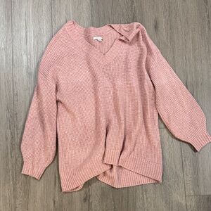 American Eagle Women's Pink Sweater